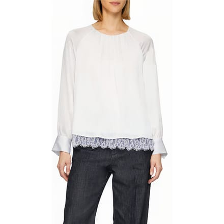 s.Oliver  Blouse Offwhite Größe: 38 | Longsleeves Outlet | Damen | Weiß