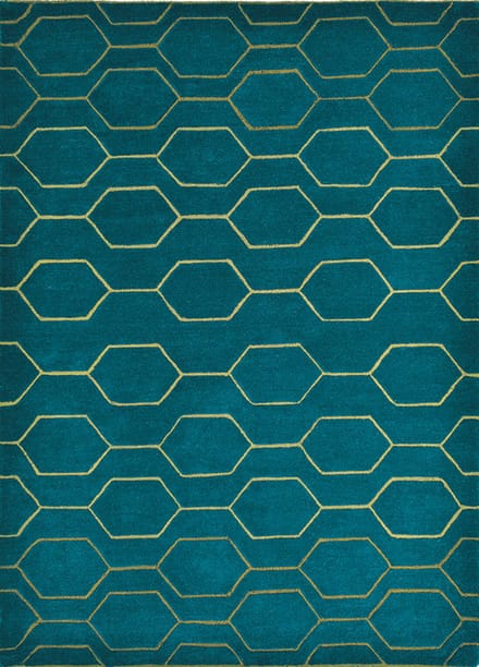 Wedgwood Arris Teal 37307 - 120 x 180 cm