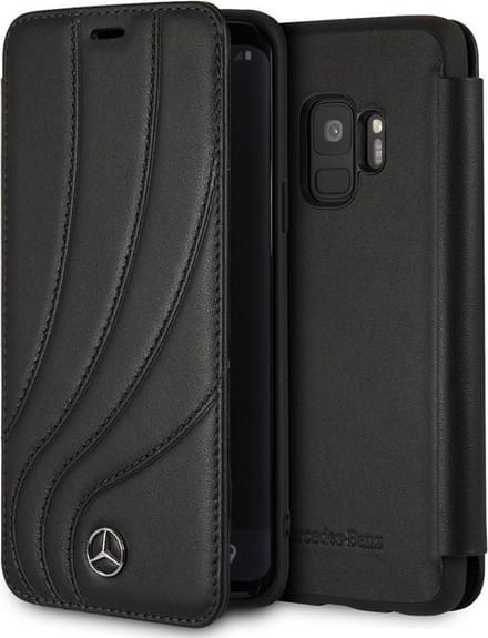 Samsung Galaxy S9 hoesje - Mercedes-Benz - Zwart - Leer