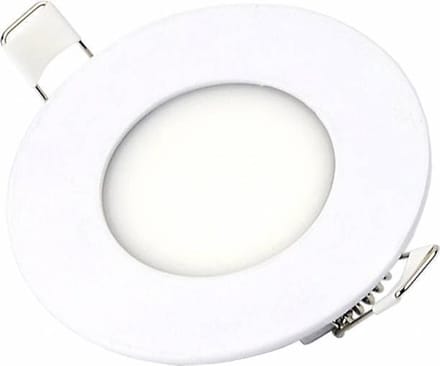 Ronde LED Inbouwspot Ø85 mm - 3 Watt - 3000K - Crius