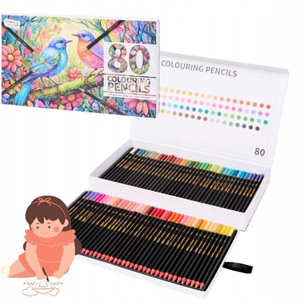Craft Sensations Kleurpotloden 80 Stuks - Professionele Kwaliteit