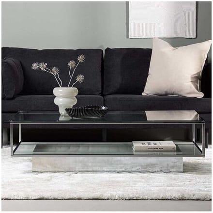 Maglehem salontafel glas.
