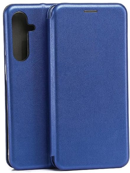 Beline - Boekmagnetische Telefoonhoes - Samsung A55 - Niebieski - Met Zakken