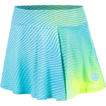 BIDI BADU Out of Control Wavy Rok Dames-lichtblauw, neongeel