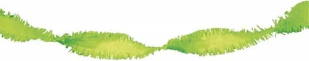 Lime Groene Slingers Crepe 6m