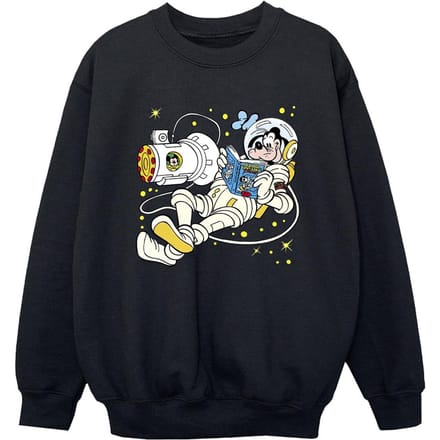 Disney Jongens Goofy Lezen in de Ruimte Sweatshirt (Zwart)