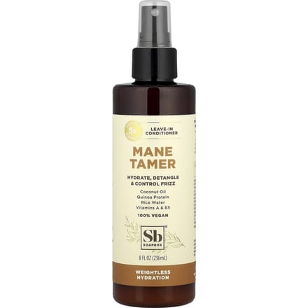 Soapbox, Mane Tamer, Leave-In Conditioner, 8 fl oz (236 ml) white