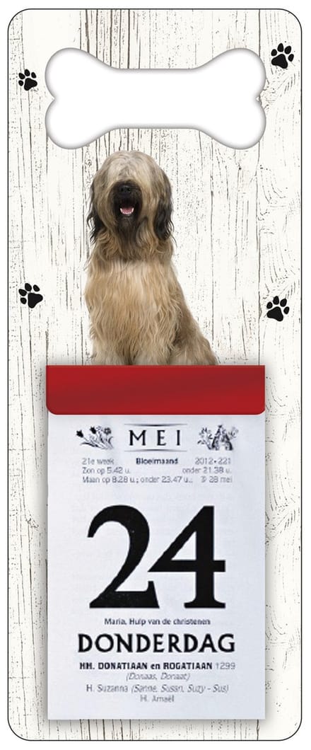 Scheurkalender 2027 Hond: Briard