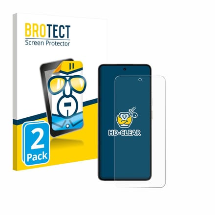 BROTECT - Screenprotector voor realme P3 5G - Folie Beschermfolie transparant 2 Stuks