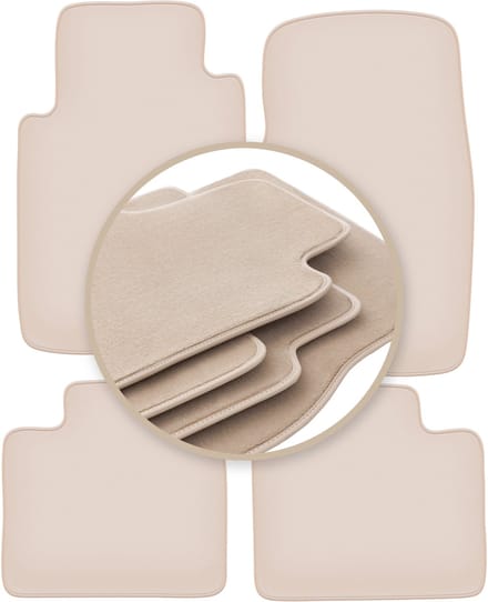 PREMIUM beige matten voor: Mitsubishi Pajero II off-road 1991-1999