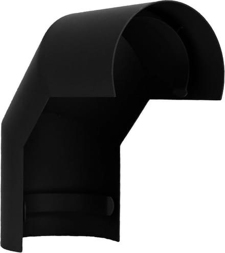 Kachelbuizen Ø 150 mm zwart-metallisch voor optimale hittebescherming