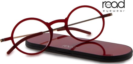 Read Eyewear CHAP33R Ultem leesbril +2.00 - Mat rood - Aluminium