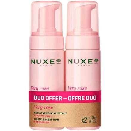 Nuxe Very Rose Cleansing Foam Duo Pack 150 ml + 150 ml