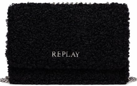 REPLAY Schoudertas Crossbody Bag Black Zwart