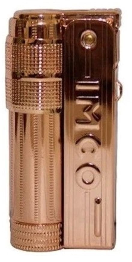 IMCO Super -Triplex Benzine aansteker Bronze met IMCO Logo