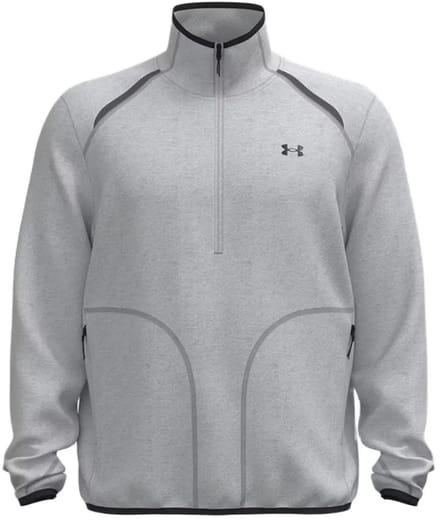 Under Armour Unstoppable Fleece Sweatshirt Met Halve Rits Grijs M Man