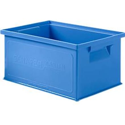 Stapelbak 14/6-3 - polypropeen - met handgreep - L 310 x B  210 x H 145mm - 7L - blauw