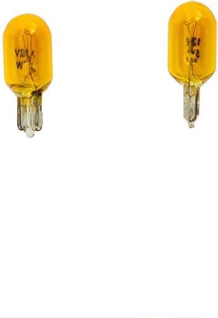AutoStyle T-10 12V/5W Lampen 12V Geel (Coated), set à 2 stuks