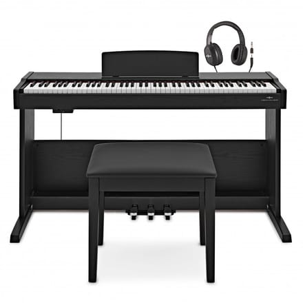 VISIONKEY-500 digitale piano- en pianokrukpakket, Matte Black