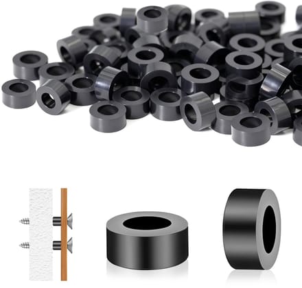 Dailygoods - 200 Stuks M6 Afstandshulzen van ABS voor Isolatie