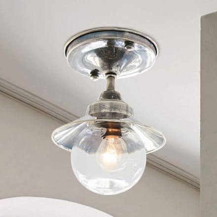 LOBERON Hanglamp Melkior antiekzilverkleurig/helder