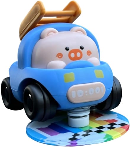 Dashboard Driftwagen - Auto Decoratie Figuur - Rijplezier Verhogen - Dynamisch Drift Effect - 10x10x5 cm - Blauw