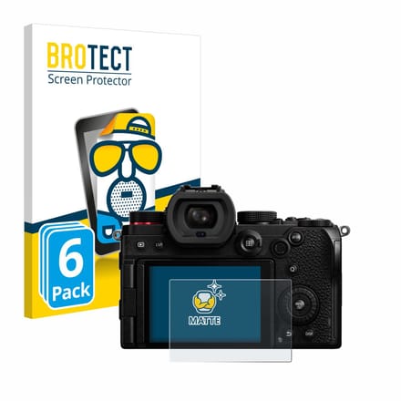BROTECT - Screenprotector voor Panasonic Lumix DC-S5D - Folie Beschermfolie matte 6 Stuks