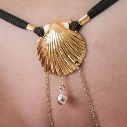 Sylvie Monthulé | G-String en Erotisch Sieraad | Pearl Maat 40