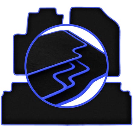 CARLUX-BLUE automatten voor: Hyundai ix20 minivan (2010-2018)