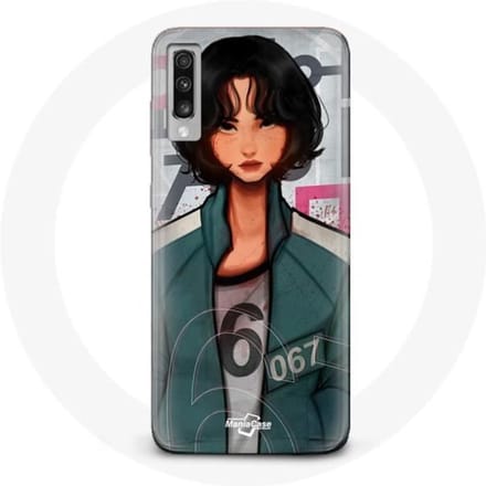 Coque pour Samsung Galaxy A70 Squid Game Kang Sae Byeok série