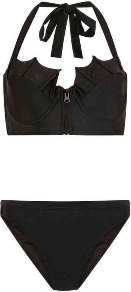 Banned - BELL TOWER BAT Bikinibroekje - M - Zwart