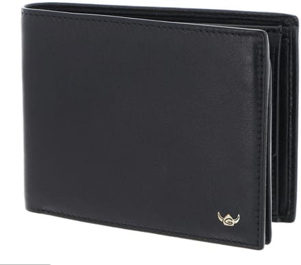 Golden Head Leren portemonnee Dublin RFID Protect Scheintasche 1154 Schwarz zwart
