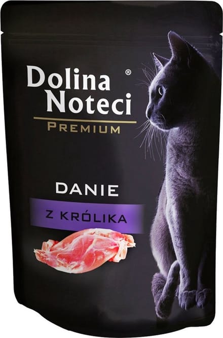 Dolina Noteci Premium Serie - Natvoer voor Katten - Konijn - 30x85g