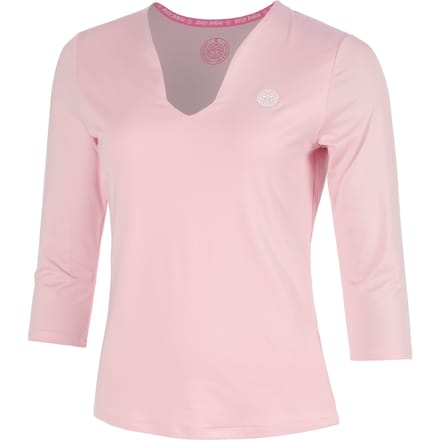 BIDI BADU Hey Laguna V-Neck Longsleeve Dames-oud roze