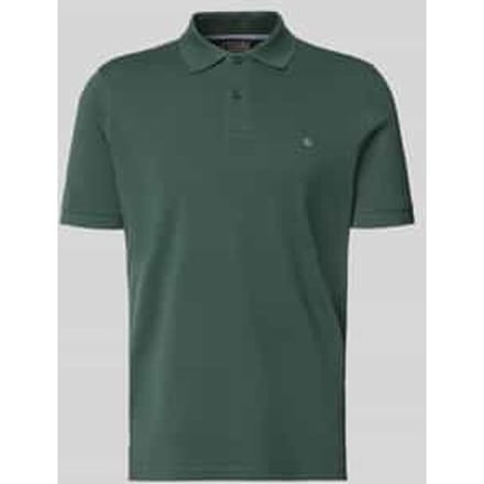 regular fit poloshirt met stitching