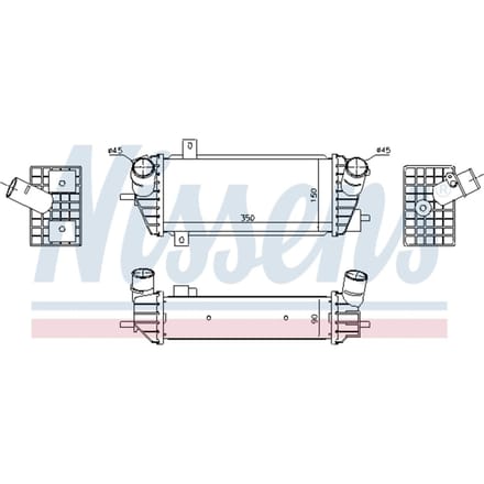 Intercooler NISSENS 961493