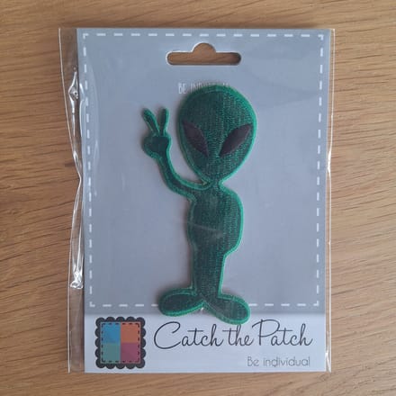 Alien strijkembleem - Patch - Strijkapplicatie