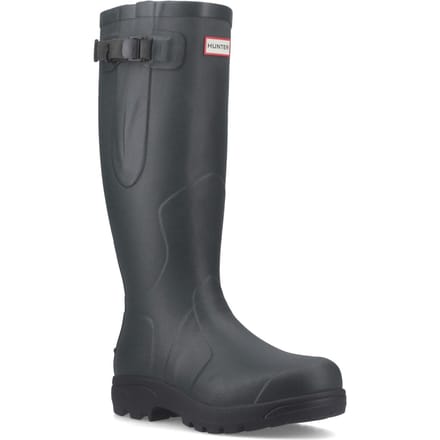 Hunter - Unisex Balmoral MKII Side Adjustable Wellington Boots Dark Olive/Black - Maat 38