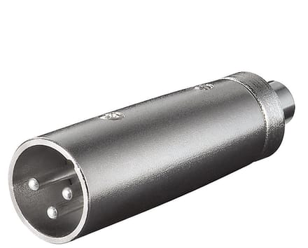 Goobay Adapter XLR mannelijk - Tulp mono vrouwelijk