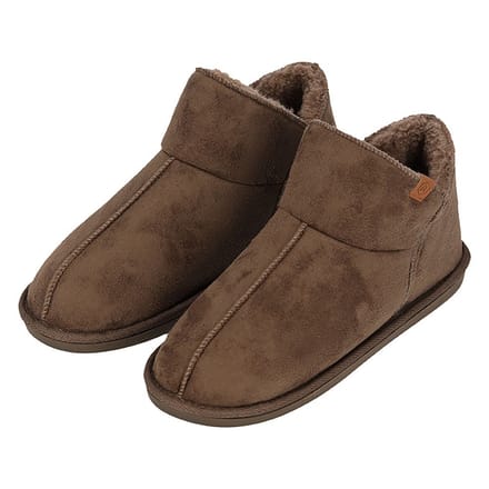 Morethansocks - Hoge sloffen heren - Suede - Maat 41 t/m 46 - pantoffels heren - warme sloffen - sloffen - sloffen heren
