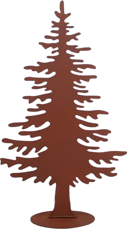 UNUS® Decoratieve standaard kerstboom van metaal roestlook