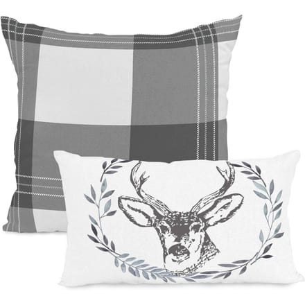 Set van 2 kussenhoezen Alaska | Blanc