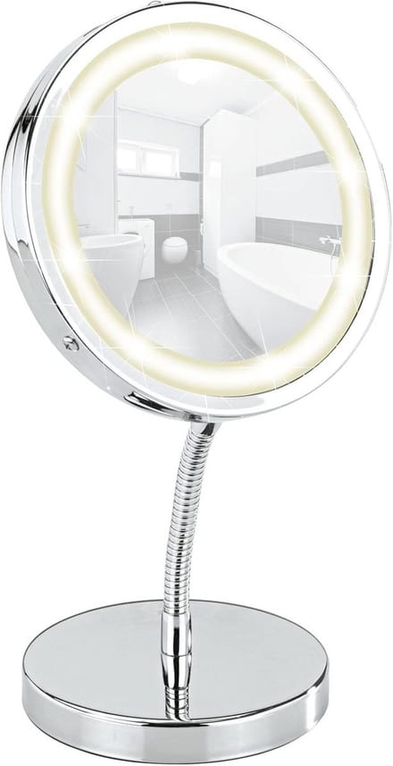 Vergrotende Staande Cosmeticaspiegel met LED Verlichting