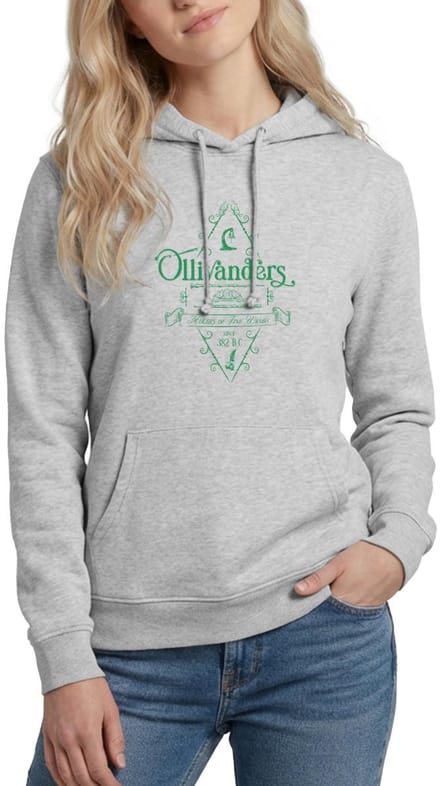 Harry Potter Olivanders Winkel Groen Logo Hoodie Dames
