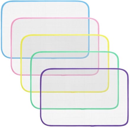 Dailygoods- Strijkdoek 60×40 cm - Polyester - 5 Stuks