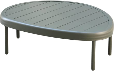 Goossens Tuintafels Pien - Aluminium - groen - 96 x 28 x 76 cm