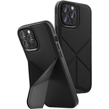 UNIQ Transforma Back Cover hoesje met MagSafe voor Apple iPhone 13 Pro - Zwart