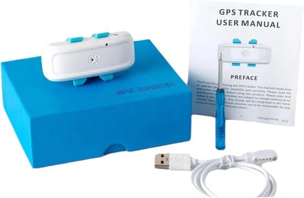 Waterdichte Pet Tracker - GPS Locatie Zender - Huisdier Veiligheid - Realtime Tracking - 75x29x18mm