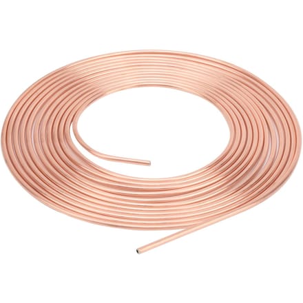 316in OD 25ft Koper Nikkel Remleiding Buiskit Rol en Fitting Perfecte Flexibiliteit beige