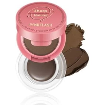 PINKFLASH - 2 in 1 Duo Effect Eyebrow Kit - 3 Color #01 Deep Brown